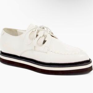 Alexander McQueen Pointy Toe Platform Derby Shoe 38